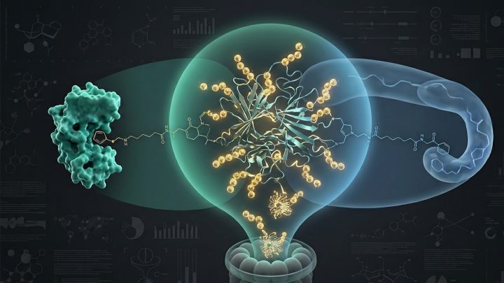 DCAF1 与 CRBN 两条 E3 招募路径交叠覆盖激酶降解谱的分子机制图